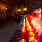 Offering candles, Montserrat