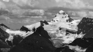 Mt Forbes from the Lyell Icefield