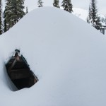 Grassy Hut, buried under snow