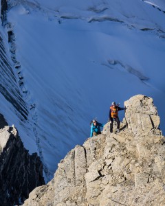 Barend and John on south ridge of Tusk