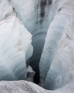 Glacier mill hole.