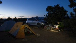 Gooseberry Mesa camp