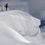Shawn at Jumbo Pass, Selkirk/Purcell Mountains, British Columbia