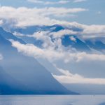 Coast mountains, between Juneau and Haines, Alaska