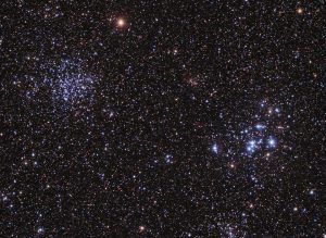 Star clusters M46 and M47. Image credit: Sergio Eguivar (Buenos Aires Skies) .